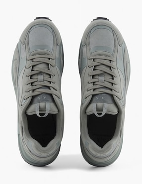 Tenis de gamuza Armani exchange XUX228 - 00239 para hombre