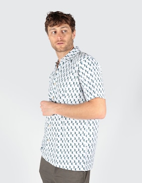 Camisa business casual Ben Sherman manga corta para hombre