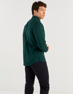 Camisa bussiness casual Ben Sherman de algodón manga larga para hombre