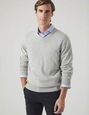 Suéter Scotta cuello v para hombre