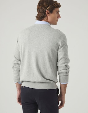 Suéter Scotta cuello v para hombre