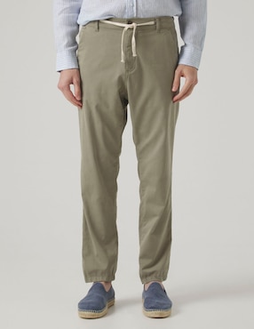 Pantalón chino straight Scotta de algodón para hombre