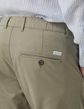 Pantalón chino straight Scotta de algodón para hombre