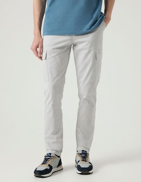 Pantalón cargo straight Scotta de algodón para hombre