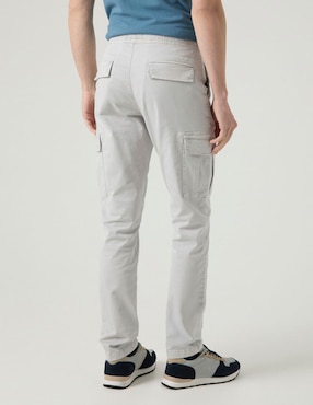 Pantalón cargo straight Scotta de algodón para hombre