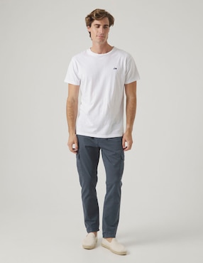 Pantalón casual cargo straight Scotta de algodón para hombre