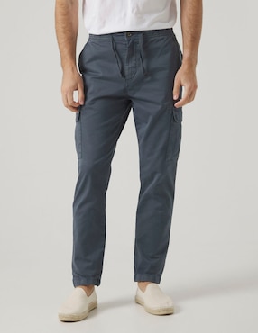 Pantalón casual cargo straight Scotta de algodón para hombre