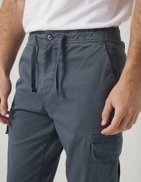 Pantalón casual cargo straight Scotta de algodón para hombre