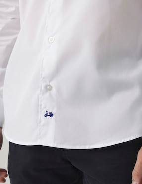 Camisa casual Scotta de algodón manga larga para hombre