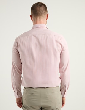 Camisa business casual Kenneth Cole de algodón manga larga para hombre