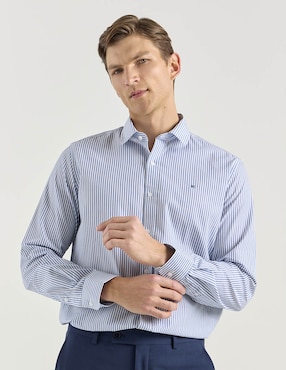 Camisa casual Kenneth Cole manga larga para hombre