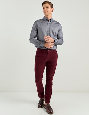 Camisa casual Kenneth Cole manga larga para hombre