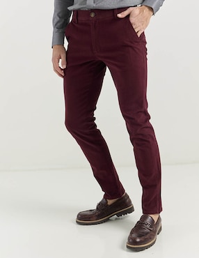 Pantalón chino slim Kenneth Cole de algodón para hombre