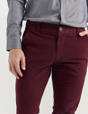 Pantalón chino slim Kenneth Cole de algodón para hombre
