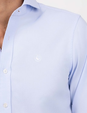 Camisa de vestir El Ganso de algodón manga larga para hombre