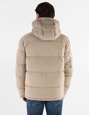 Chamarra capitonada Guess con bolsillos para hombre