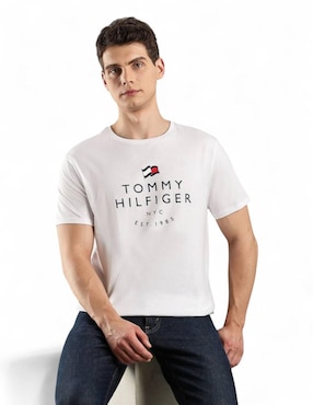 Playera Tommy Hilfiger cuello redondo para hombre