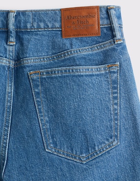 Jeans straight Abercrombie & Fitch lavado medio para hombre