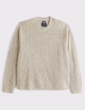 Suéter Abercrombie & Fitch cuello redondo para hombre