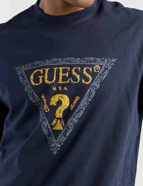 Playera Guess cuello redondo para hombre