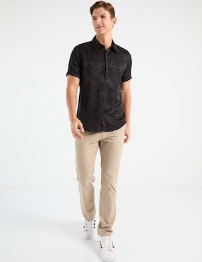 Camisa casual Guess manga corta para hombre