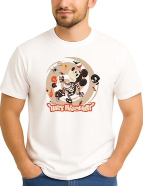 Playera Disney cuello redondo para hombre