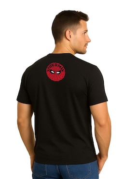 Playera Spider-Man cuello redondo para hombre
