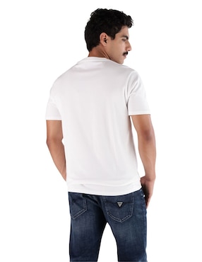 Playera Guess cuello V para hombre
