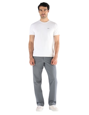 Pantalón regular Guess de algodón para hombre