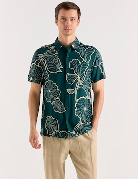 Camisa casual Guess manga corta para hombre