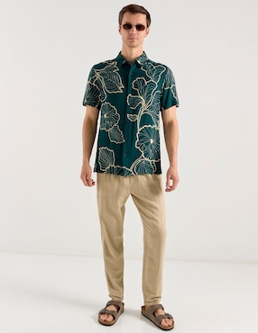 Camisa casual Guess manga corta para hombre