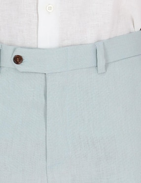 Pantalón de vestir recto Camasha de lino para hombre