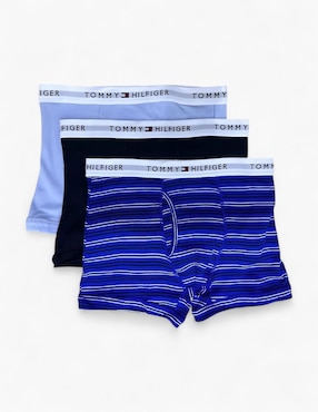 Set bóxer trunk Tommy Hilfiger de algodón para hombre 3 piezas