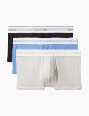 Set bóxer trunk Calvin Klein para hombre 3 piezas