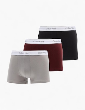 Set bóxer brief Calvin Klein de algodón para hombre 3 piezas