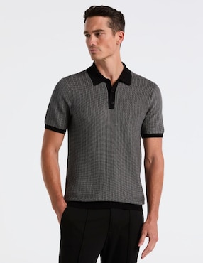 Playera tipo polo Perry Ellis para hombre
