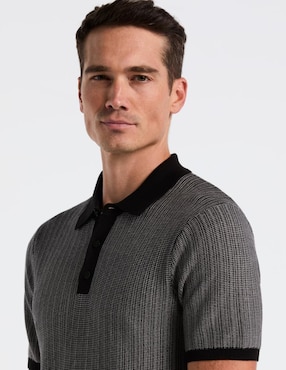 Playera tipo polo Perry Ellis para hombre