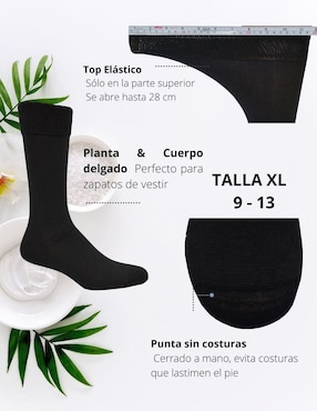 Set de calceta diabético Specialized Socks de algodón para hombre 6 pares