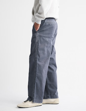 Pantalón casual chino regular Abercrombie & Fitch de algodón para hombre