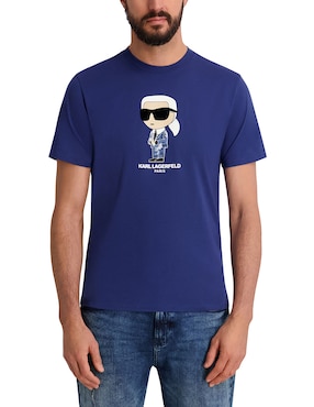 Playera Karl Lagerfeld Paris cuello redondo para hombre