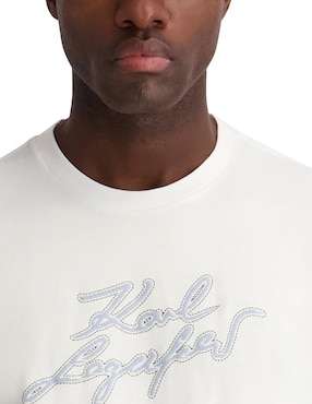 Playera Karl Lagerfeld Paris cuello redondo para hombre