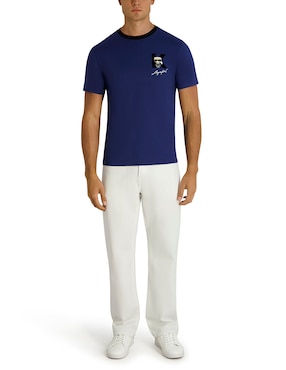 Playera Karl Lagerfeld Paris cuello redondo para hombre