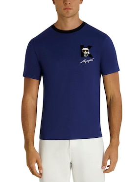 Playera Karl Lagerfeld Paris cuello redondo para hombre