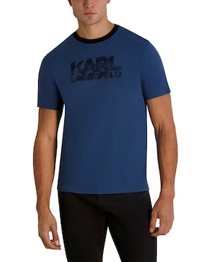 Playera Karl Lagerfeld Paris cuello redondo para hombre