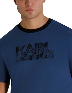 Playera Karl Lagerfeld Paris cuello redondo para hombre