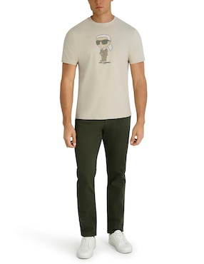 Playera Karl Lagerfeld Paris cuello redondo para hombre