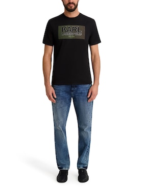 Playera Karl Lagerfeld Paris cuello redondo para hombre