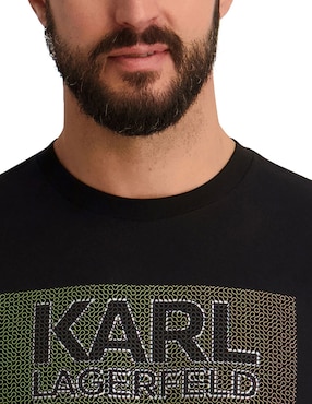 Playera Karl Lagerfeld Paris cuello redondo para hombre