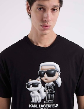 Playera Karl Lagerfeld Paris cuello redondo para hombre