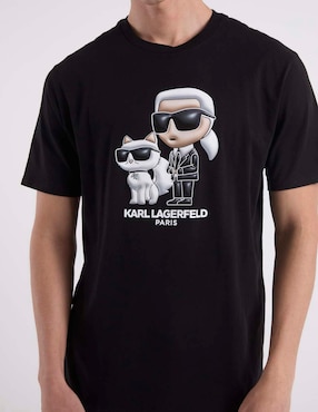 Playera Karl Lagerfeld Paris cuello redondo para hombre